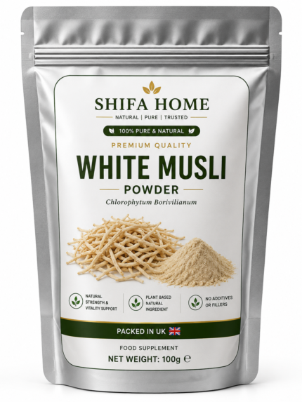 White Musli Powder 100g | Chlorophytum Borivilianum  , Premium Quality | SHIFA HOME