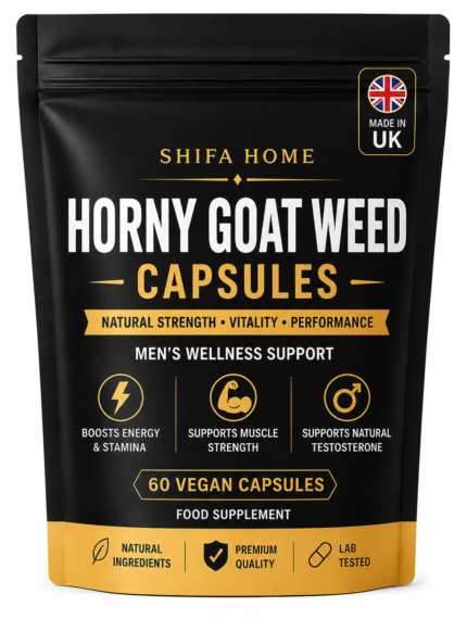 Horny Goat Weed Capsules | Premium Herbal Supplement | SHIFA HOME UK