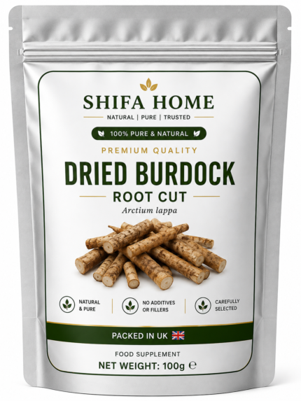 Dried Burdock Root Cut 100g | Arctium Lappa Herbal Root | Natural Wellness Herb | SHIFA HOME