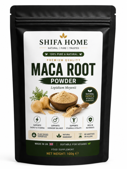 Maca Root Powder 100g | Lepidium Meyenii Superfood | Vegan Herbal Powder | SHIFA HOME